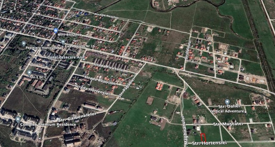 vand teren zona calea Urseni cu autorizatie duplex