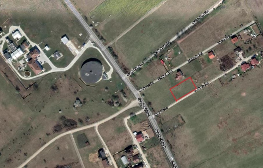 Vând URGENT teren intravilan de 1120mp pe Str. Zorilor / Calea Cisnădiei, Sibiu. 63e/mp, NEGOCIABIL.