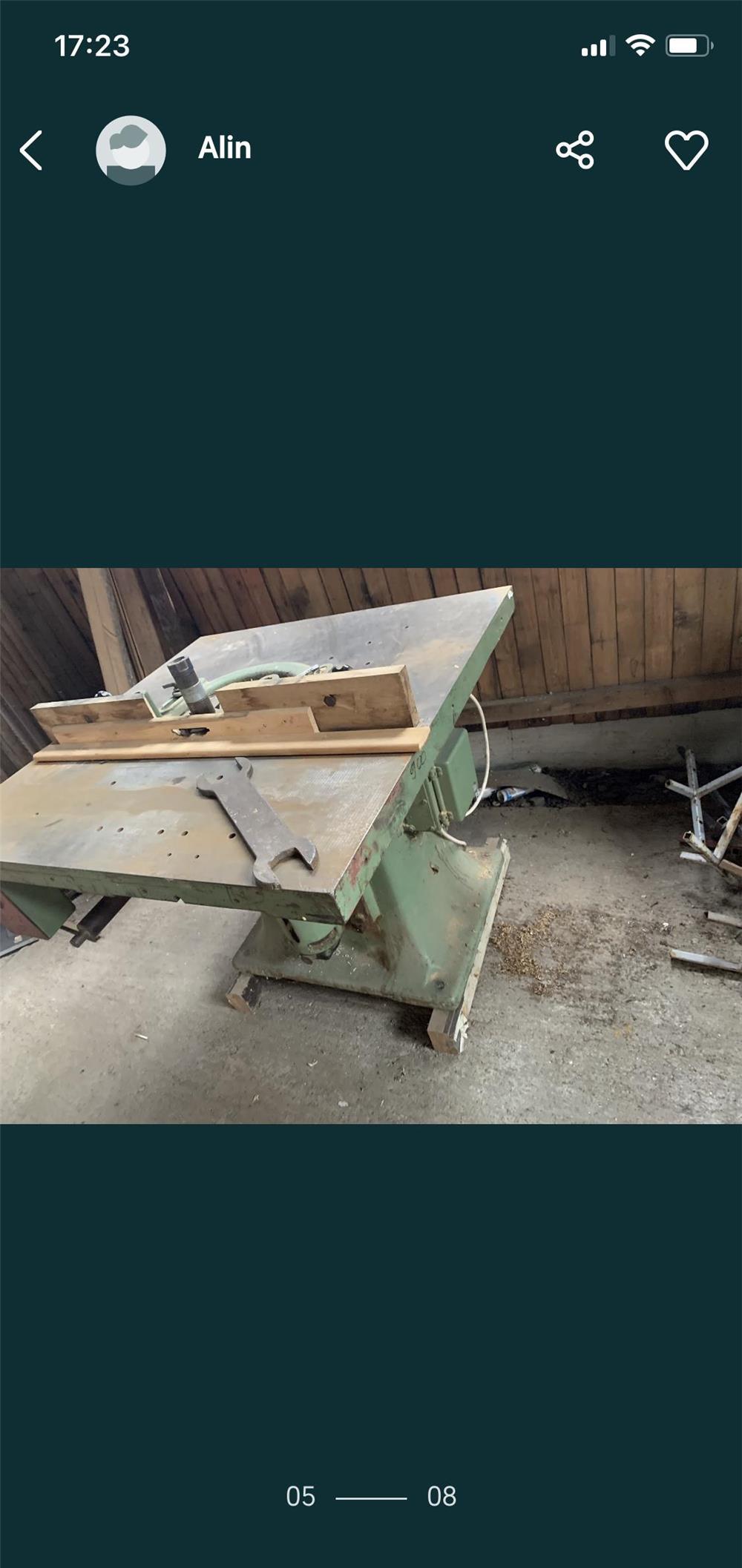 Vand utilaje lemn