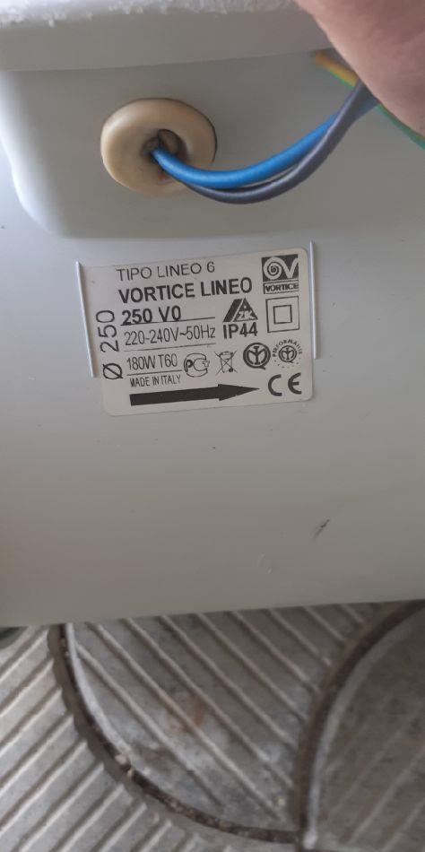 vând ventilator vortice lineo 315 V0 și 250 V0