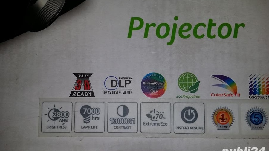 Vand video proiectoare acer X 113 DLP 2800  nou sigilat