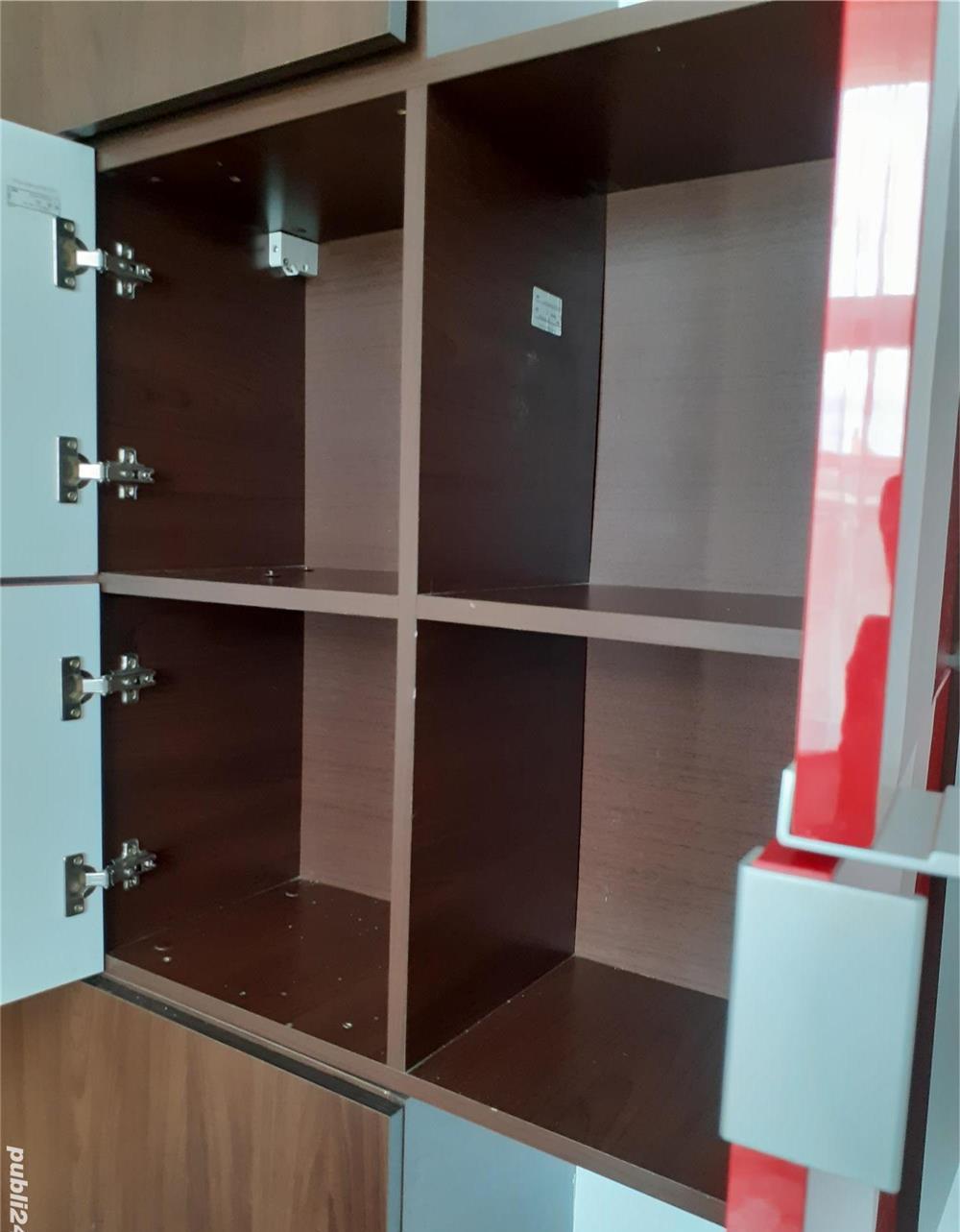 VÂND:Mobila sufragerie STAER, culoare WENGE- reducere pret