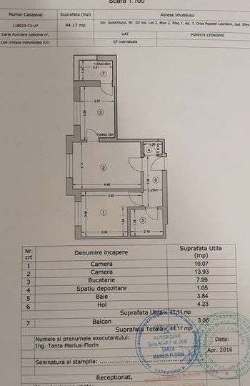 Vanzare ap 2 camere