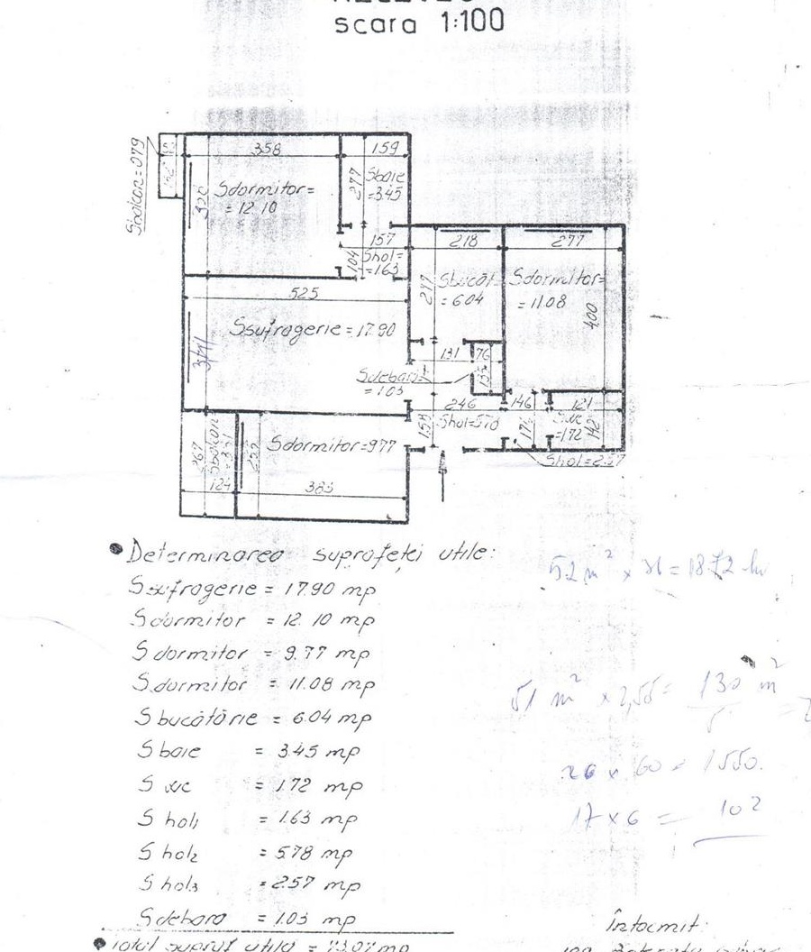 Vanzare Apartament 4 camere Suceava