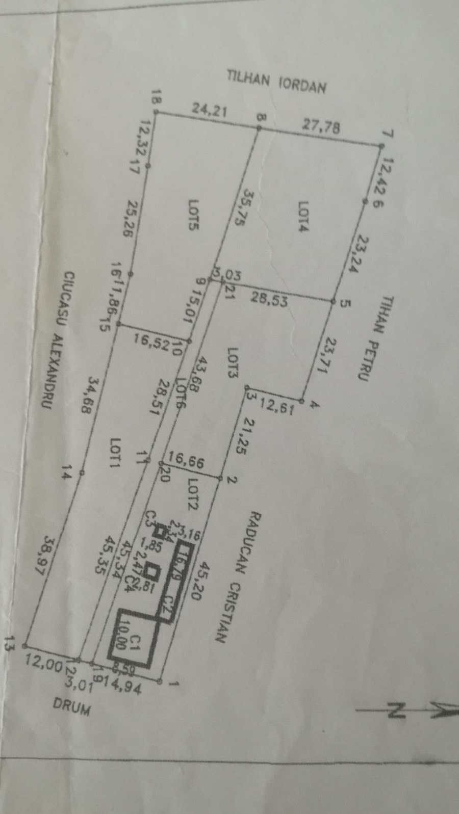 VÂNZARE TEREN INTRAVILAN 1000 mp sat Valea Cânepii Brăila