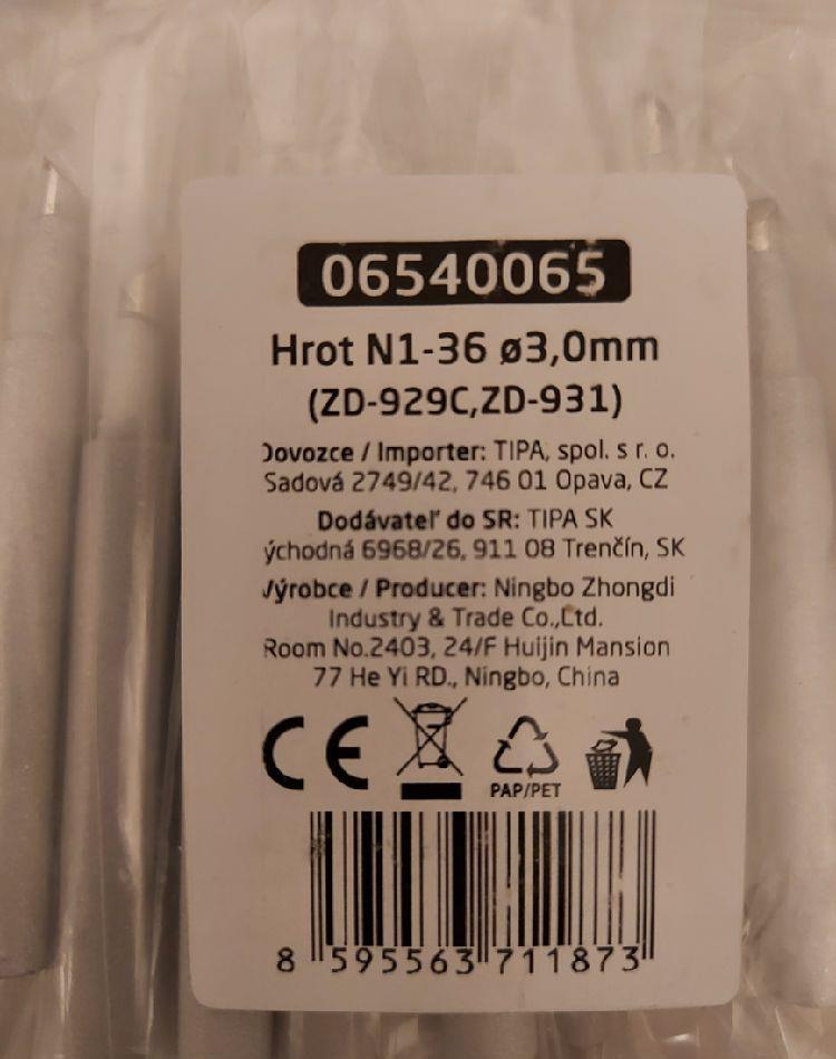 Varf statie de lipit ZD-929C, ZD-931 FI3mm