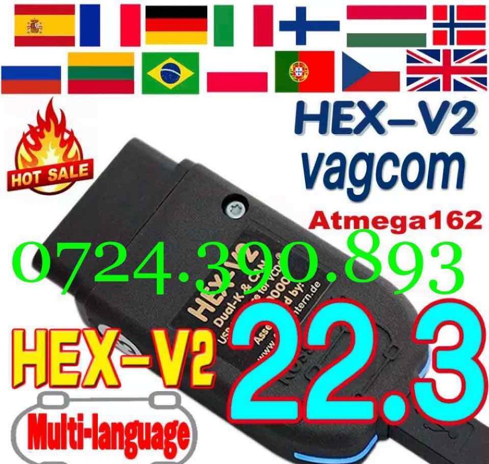 VCDS Hex-V2 Pro 22.3.1 Vag Com Full Chip Tester Audi Vw Skoda Seat Diagnoza