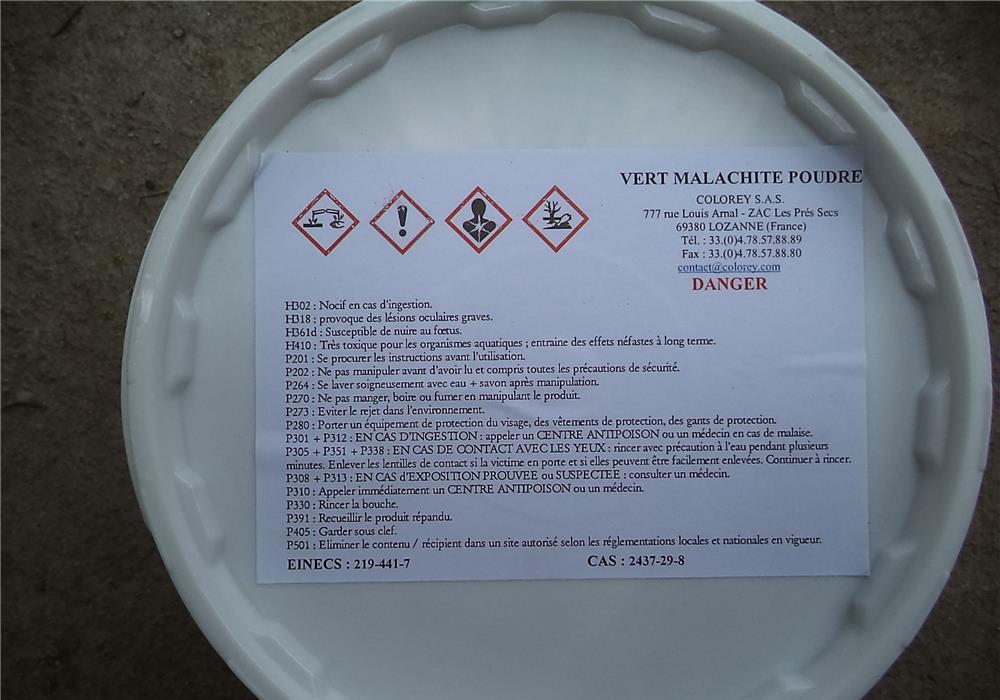 Verde de Malachit(provenienta Franta)   Oxalate de bis