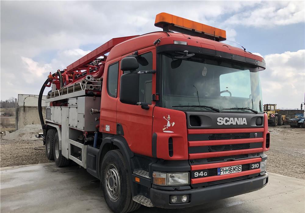 Vidanja autospeciala combi Scania 12 mc vacuum Demag Wittig si pompa Uraca
