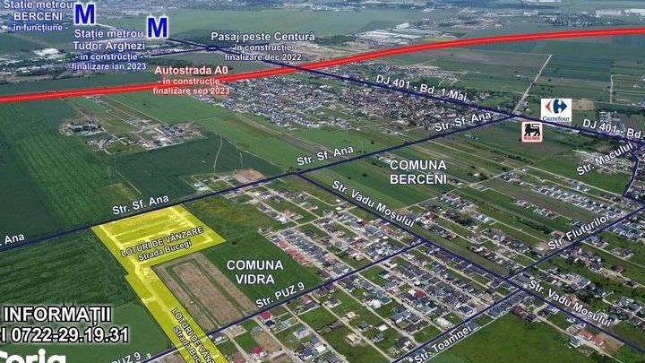 Vile finalizate comuna Berceni in cartier rezidential