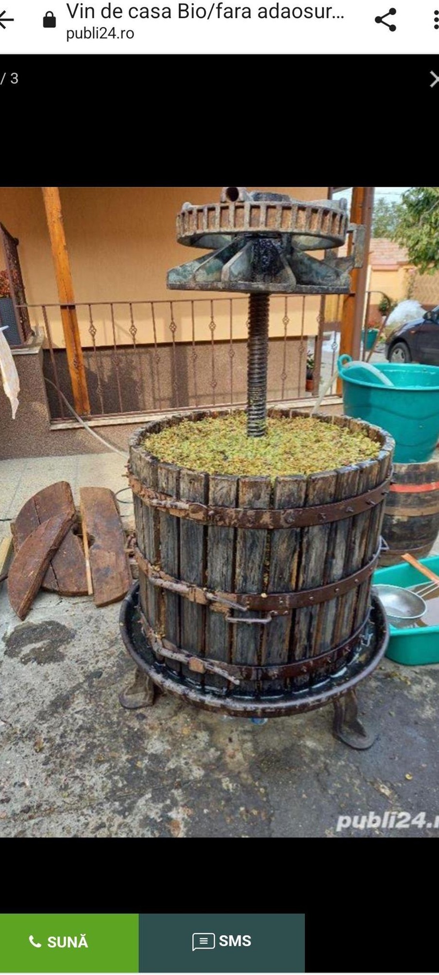 Vin de casa , Vin fără sulf sau alte adaosuri !