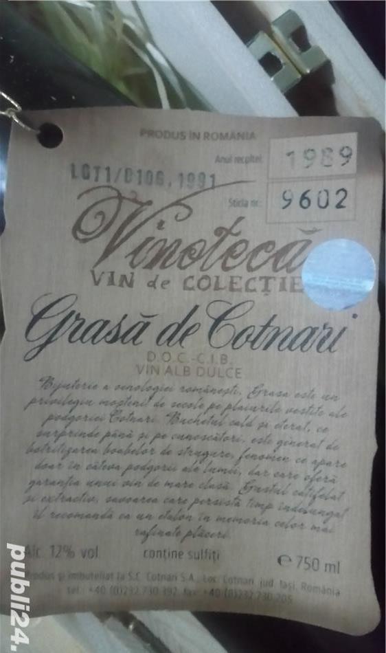 Vin vechi de colectie