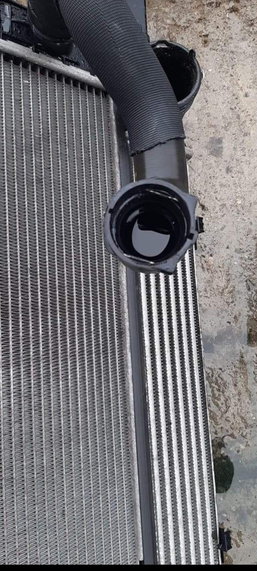 Vind radiator BMW e 91 163 cai