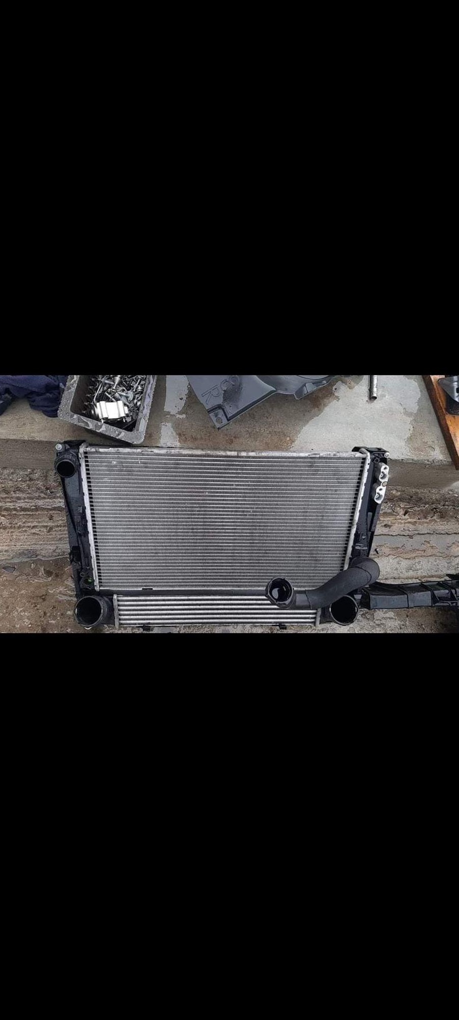 Vind radiator BMW e 91 163 cai