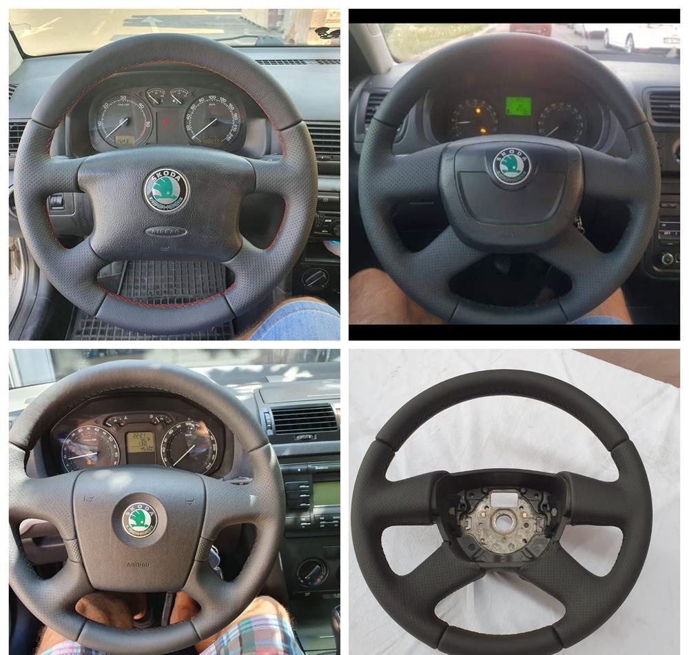 Volane Skoda Octavia / Fabia / Superb / Volkswagen - Piele Perforata