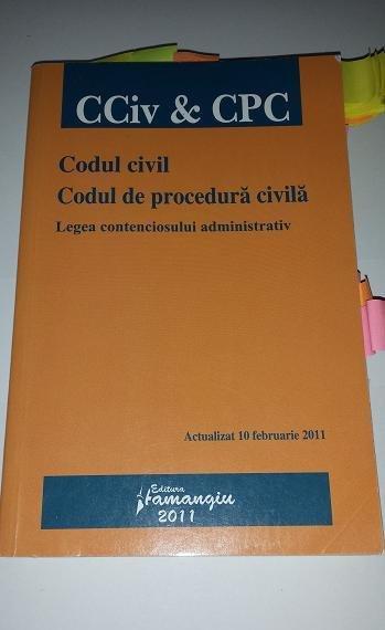 Vol."Codul Civil, Codul de Procedura Civila, Legea Contenciosului administrativ"