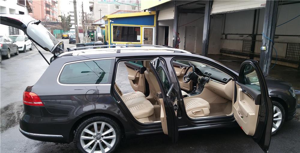 VOLKSWAGEN Passat B7, 4Motion, 140CP, An 2011, Panoramic, Alcantara Crem