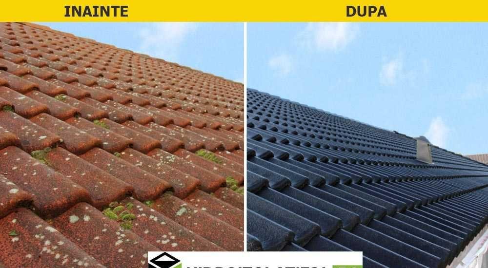 Vopsire acoperis / Vopsea tigla, tabla, azbest, beton reconditionare