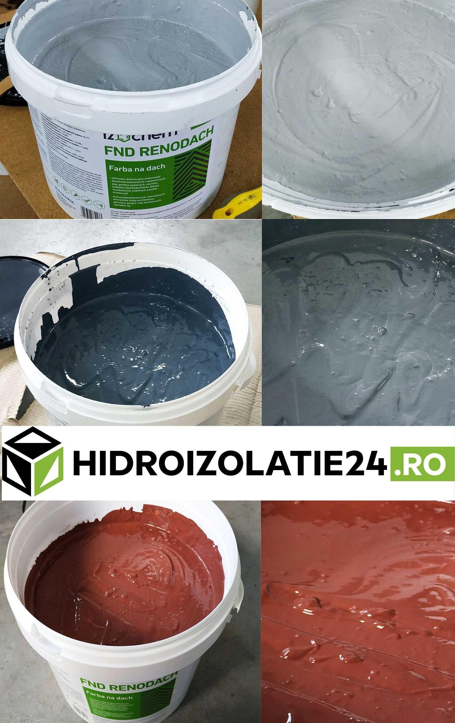 Vopsire acoperis / Vopsea tigla, tabla, azbest, beton reconditionare