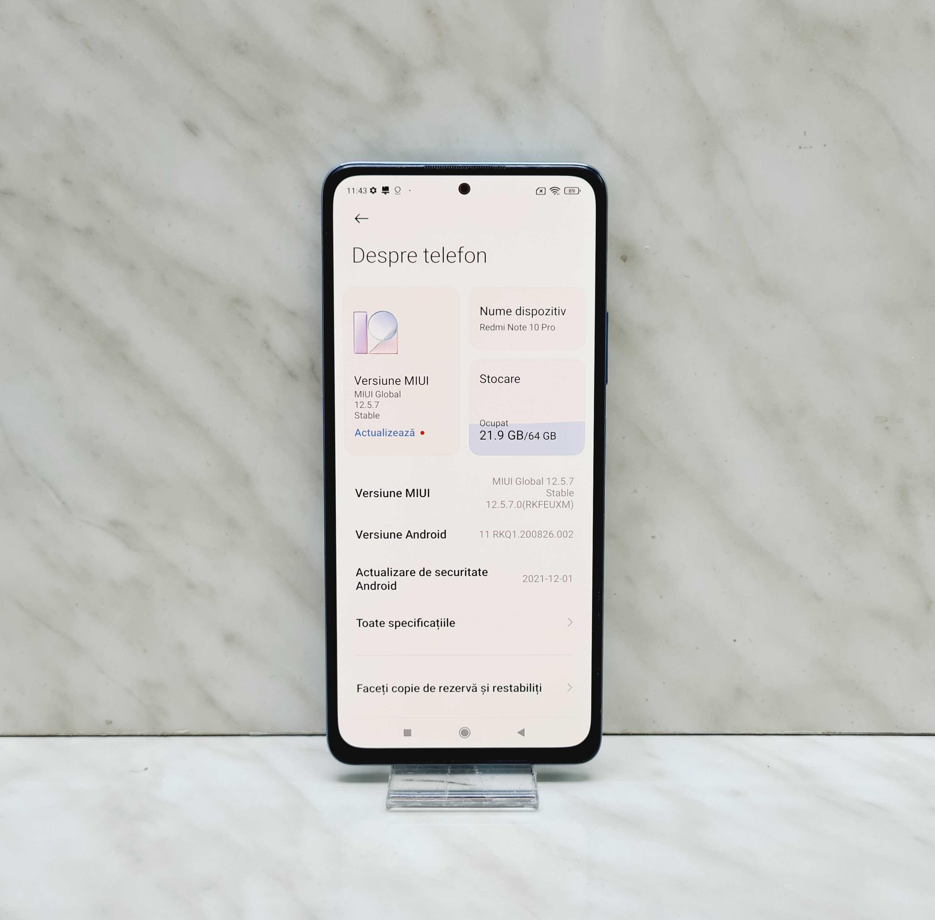 Xiaomi Redmi Note 10 PRO 64GB ca Nou ZEUS Amanet Militari 7165