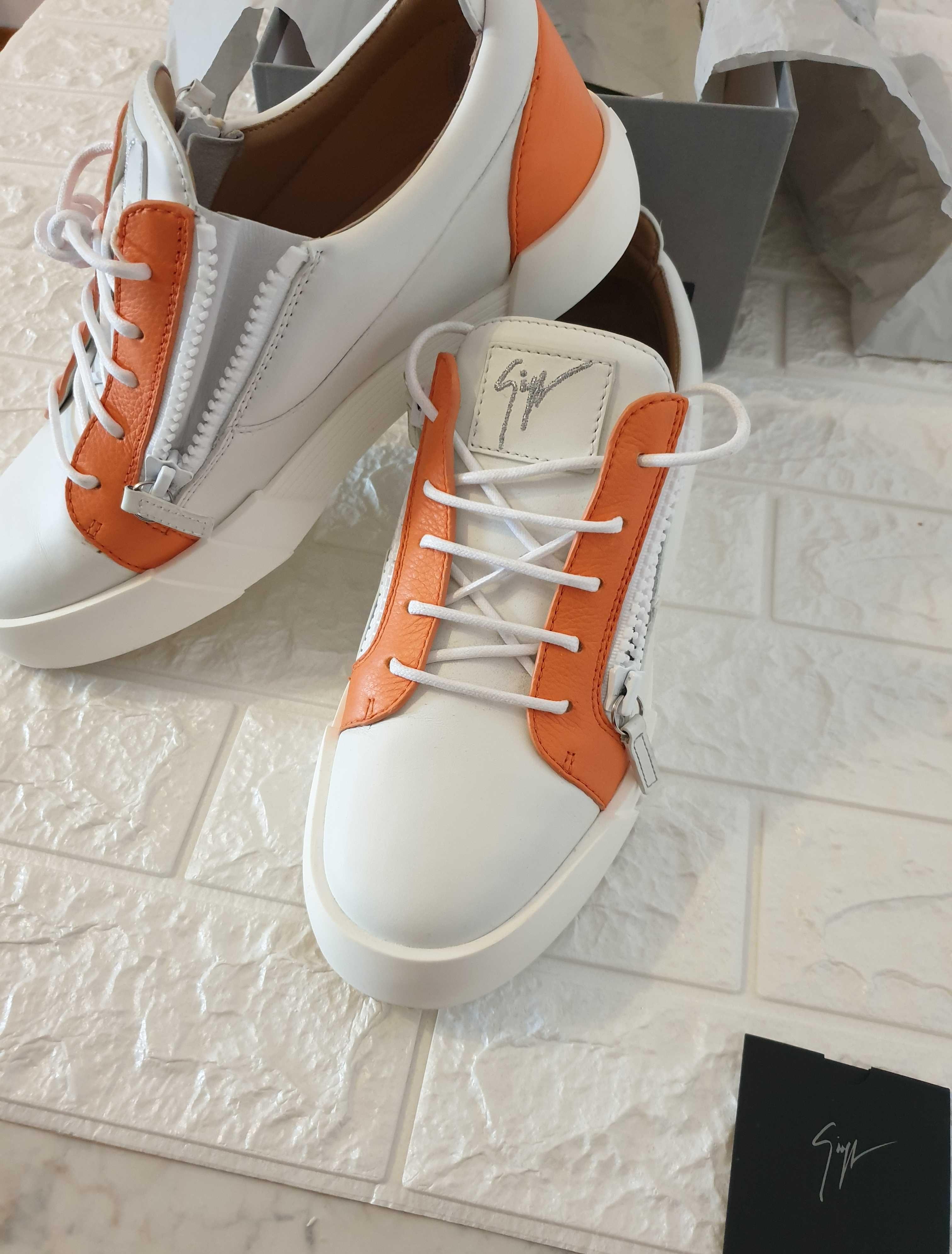 Zanotti de piele originali ca noi 43 albi