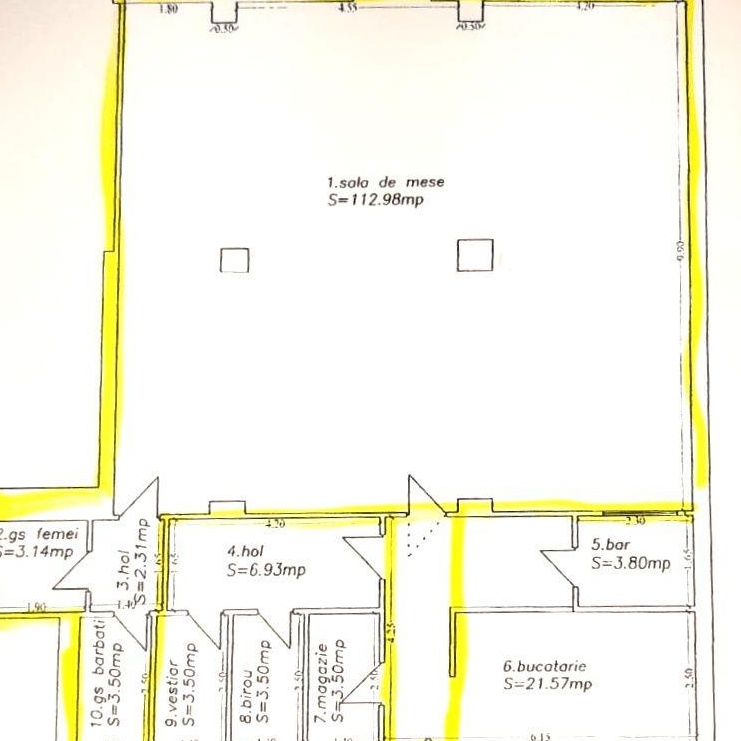 Zona Bogdanestilor - Favorit, spatiu comercial 120 mp