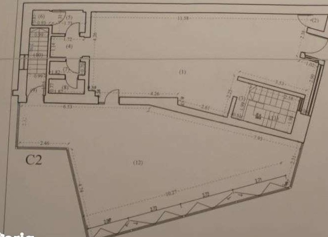 Zona Piata Romana S+P+1+M  stradal  comercial ,birouri ,investitie